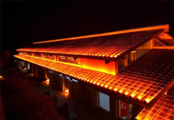 河南盧氏溫泉度假酒店建筑外觀設計裝修圖片