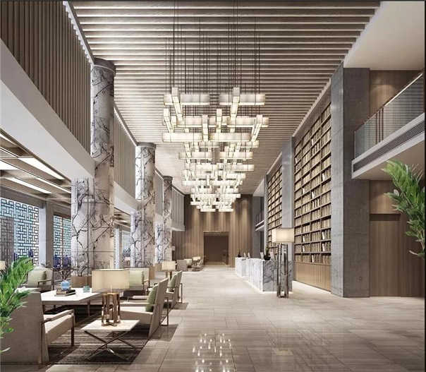 快捷酒店大堂裝修設計圖片12103