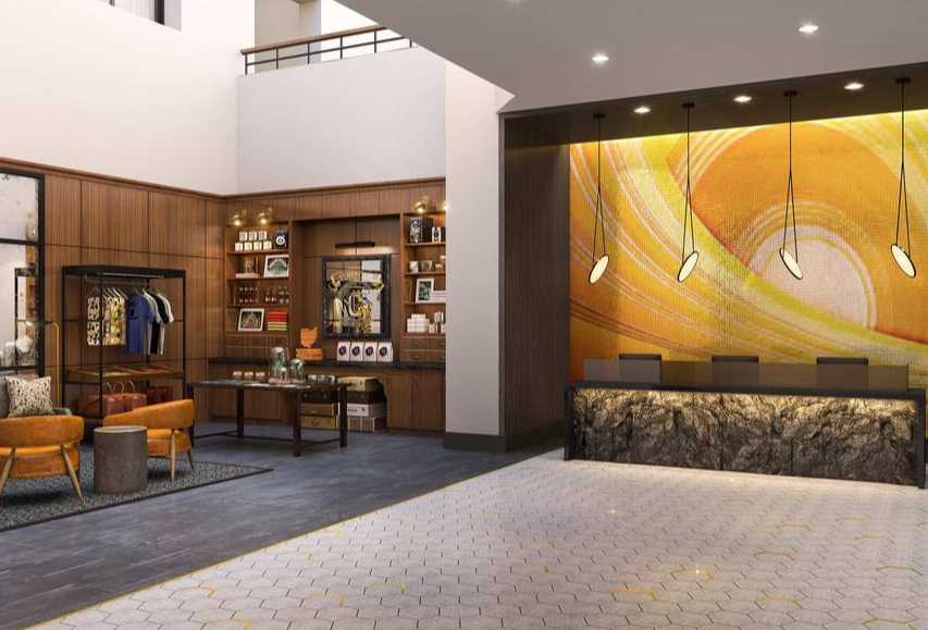 商務(wù)酒店大堂