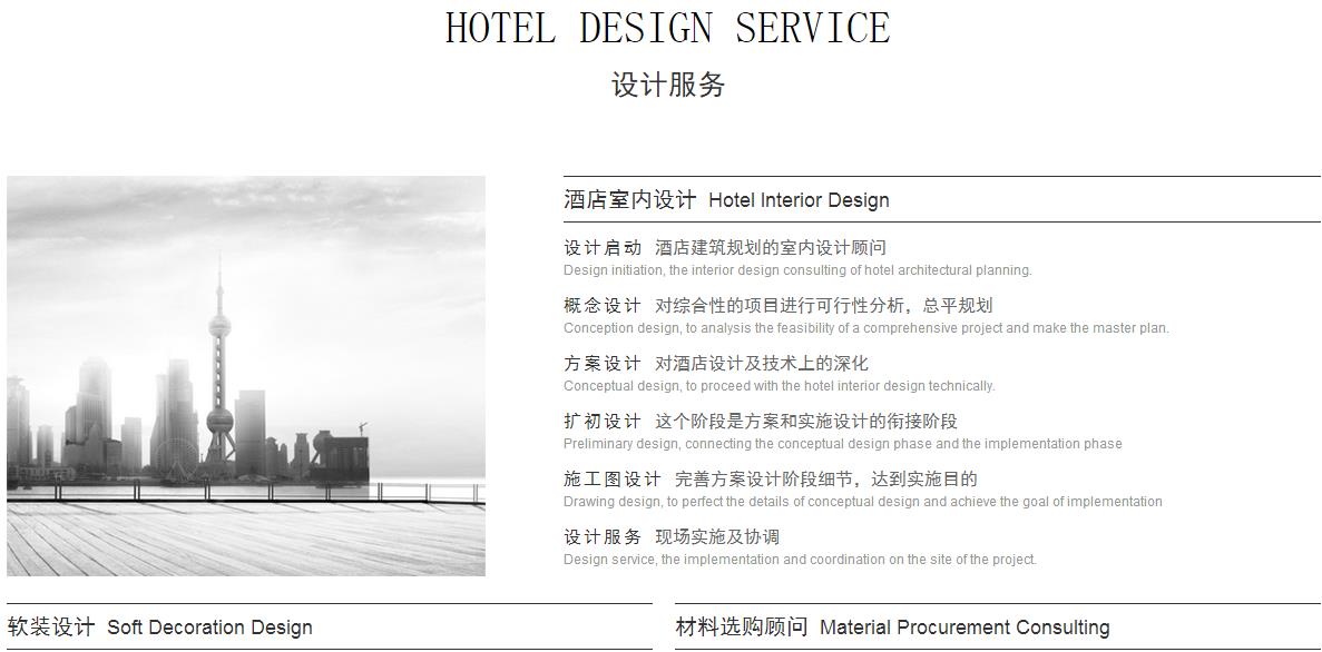 酒店設計服務公司設計顧問