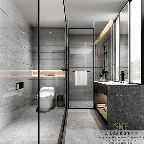 酒店衛生間設計、干濕分離