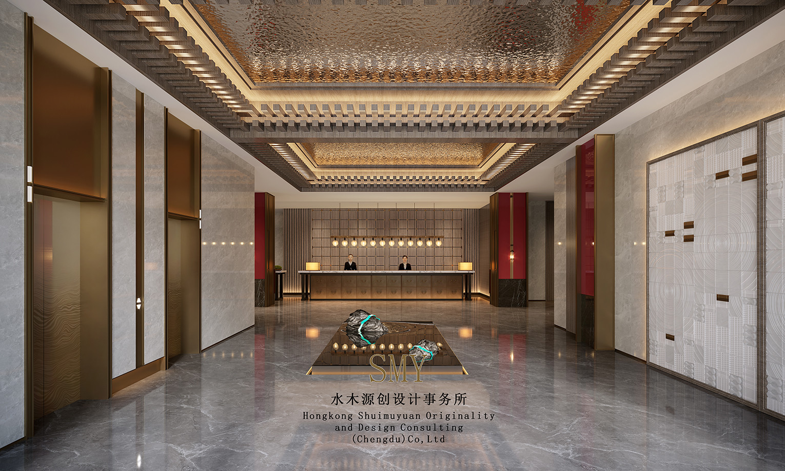 酒店入口接待處設(shè)計(jì)